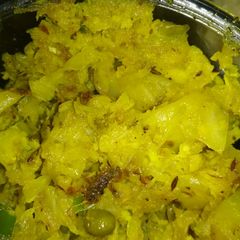 Cabbage coconut fry A picture of Cabbage coconut fry.