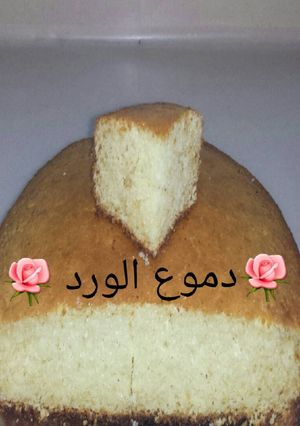 صورة لوصفة الكيكه الإسفنجيه