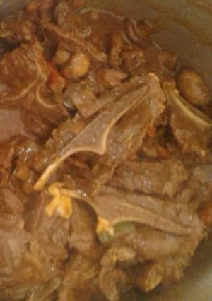 A picture of Stewed beef.