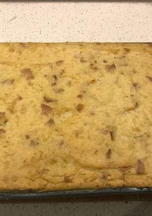 Una foto de Pastel vegano de papas rústicas