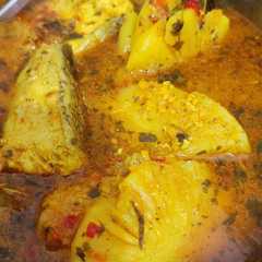 A picture of Ikan Asam Pedas.