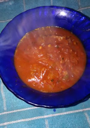 Una foto de Salsa para pizzas