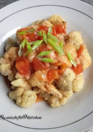 Foto resep Bunga kol krispy saus asam manis