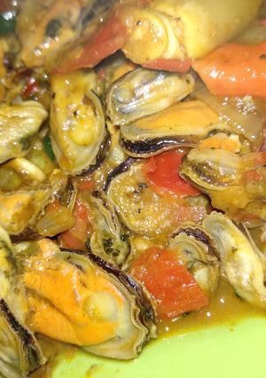 Foto resep Kerang hijau masak padang