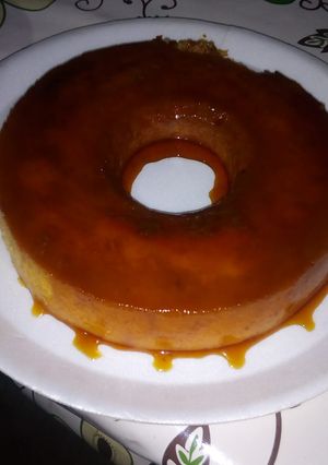 Una foto de Flan de calabaza 🎃