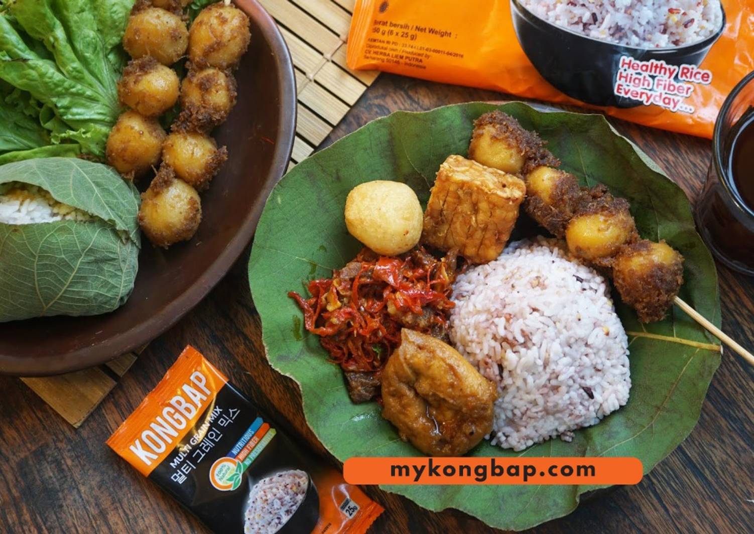 Resep Nasi Jamblang Kongbap oleh Kongbap Multigrain Mix