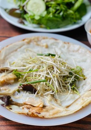 Hình của món Bánh Xèo Nấm.