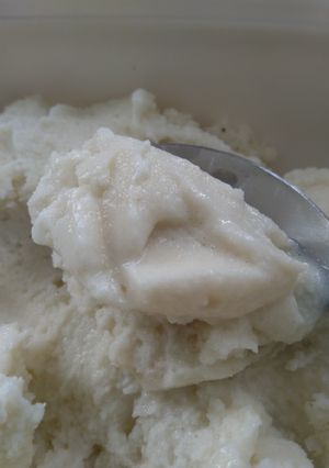 Une photo de Glace banane au kéfir