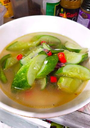 Foto resep Sayur bening timun