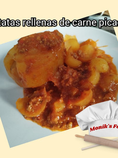 Una foto de Patatas rellenas de carne picada