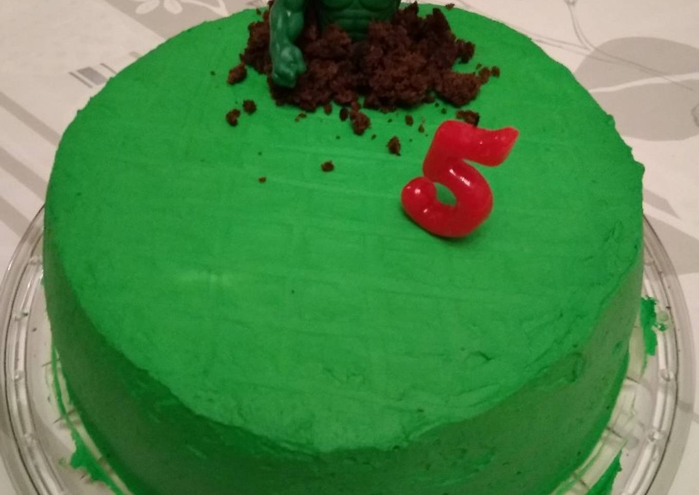 Tarta Hulk con Thermomix