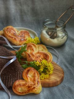 عکسی از دستور نان قلبی