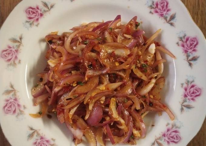 Steps to Prepare Quick Onion chutney