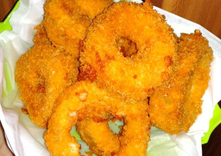 41. Onion Ring With Mozzarella