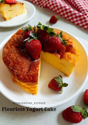 Foto resep Flourless Yogurt Cake
