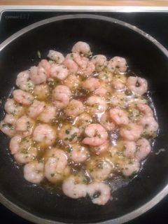 Una foto de Gambas al ajillo