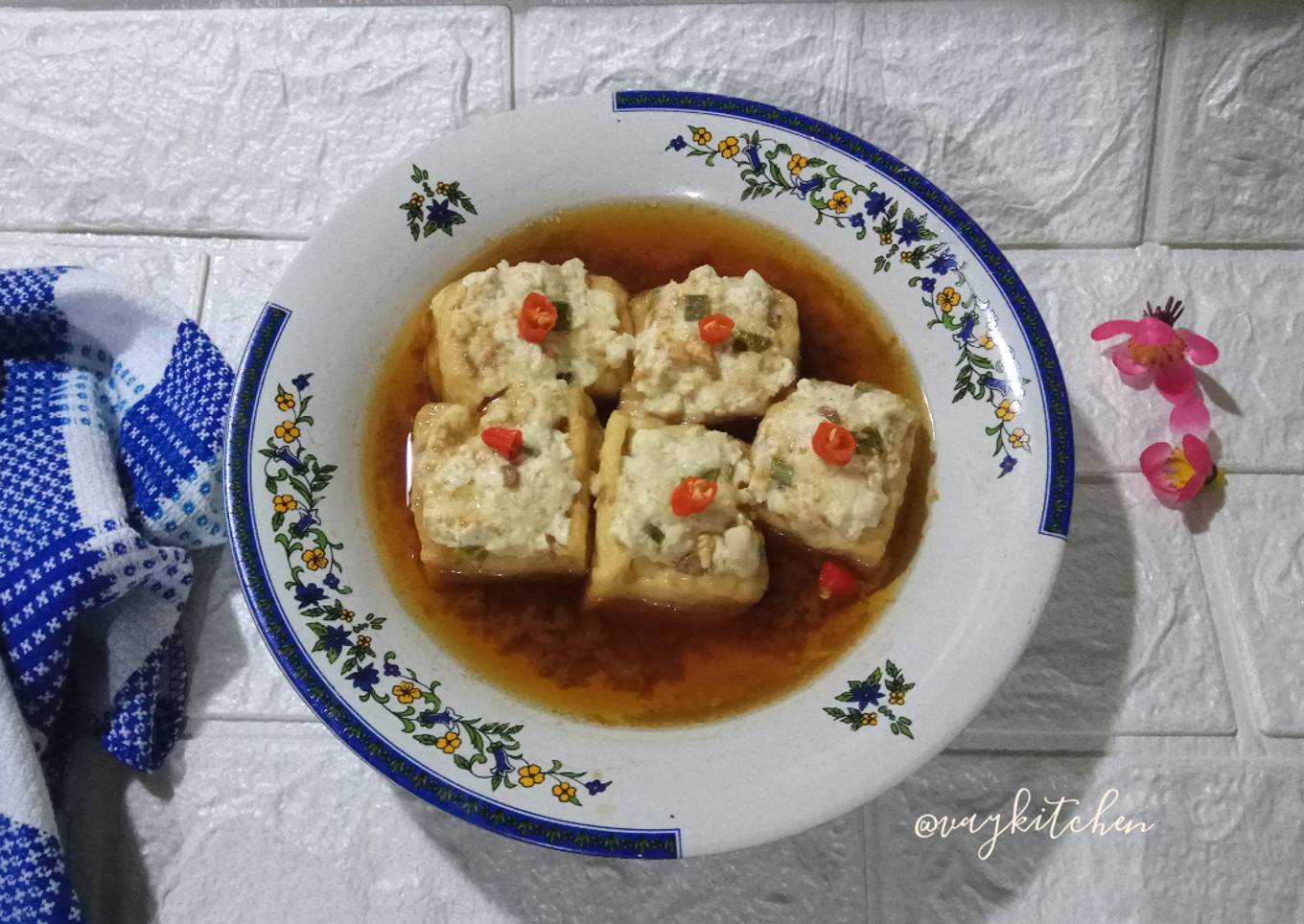 Tahu Kukus Isi Ayam