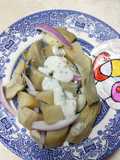 Ensalada de patatas y alcachofas al yogur