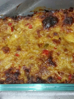 Una foto de Torta de coliflor con atún 🐟