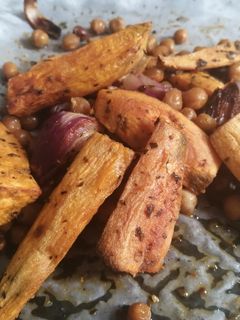 Easy Süßkartoffel Blech Rezepthauptbild