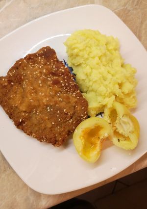 Szezámmagos rántott karaj recept fotója