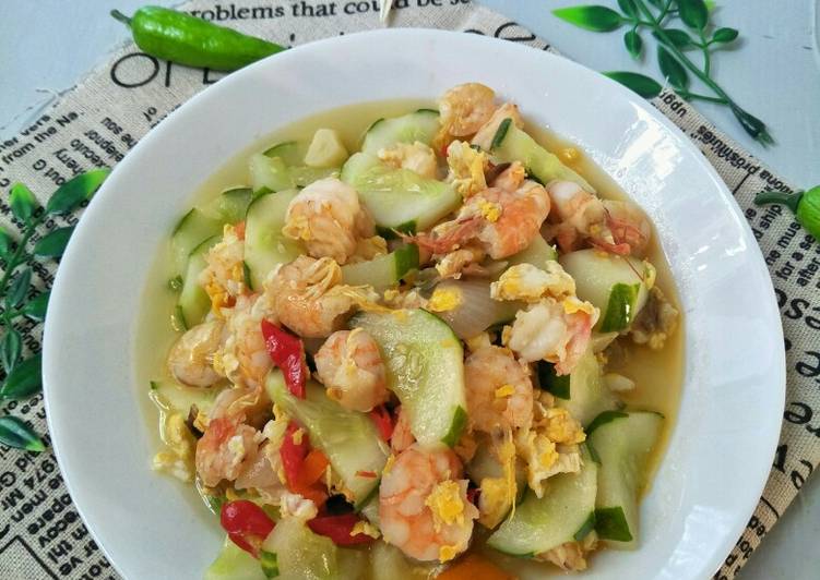 tumis-timun-udang