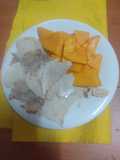Carpaccio de papaya y pata asada receta express