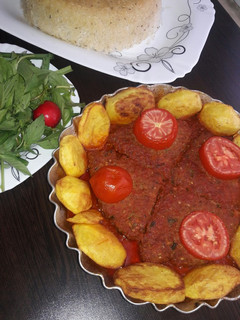 عکسی از دستور کباب تابه ای تو فر