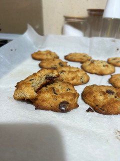 A picture of Chewy chocolate chip cookies.