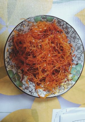 Hình của món Mực xào(오징어실채볶음).