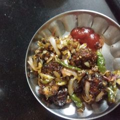 A picture of Gobhi Manchurian.