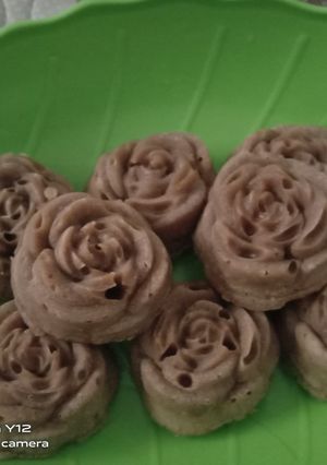 Foto resep Kue kukus bunga simple