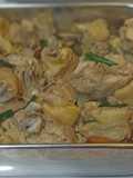 Nasi Kukus Ayam Jamur shitake