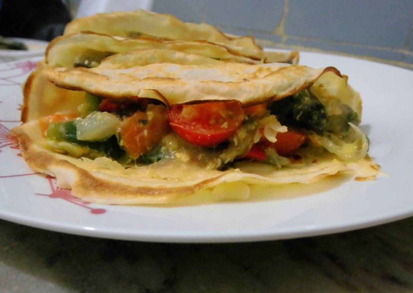 Crepes de verduras