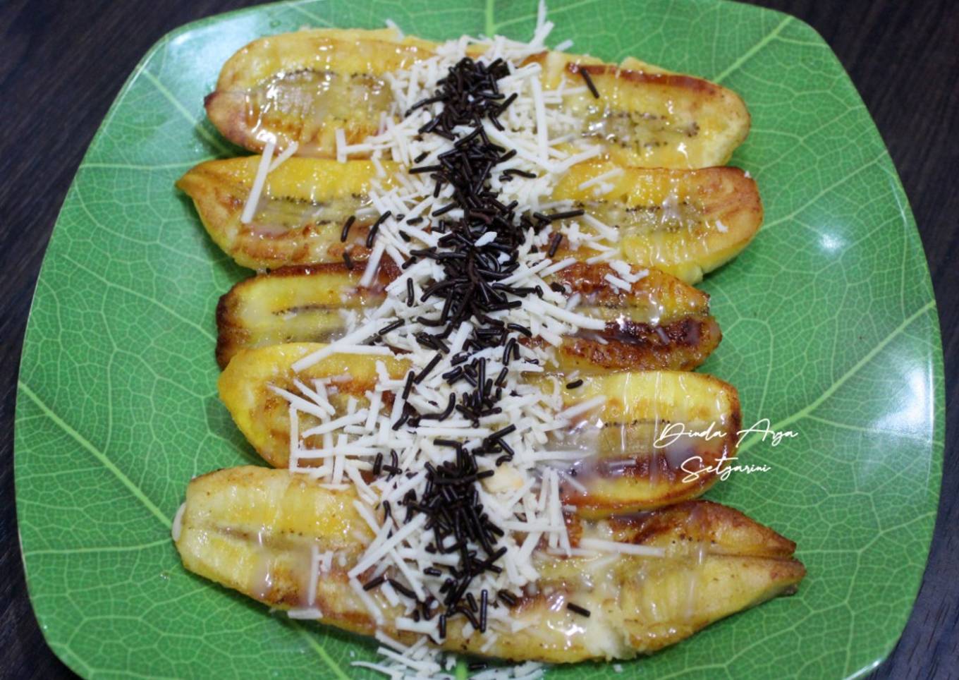 Pisang Bakar Teflon Coklat Keju