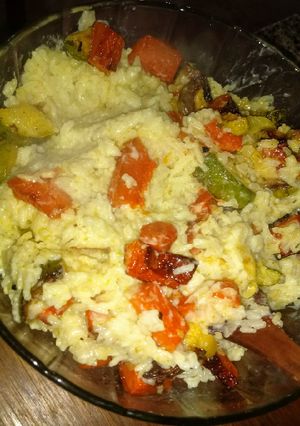 Una foto de Risotto sin carne/vegetariano🍚 ¡En sólo 4 pasos!