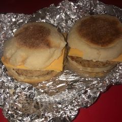 A picture of Freezer friendly meal prep breakfast sandwiches.