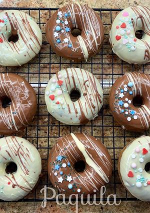 Una foto de 🍩 Donas de Manzana y Canela horneadas 🍩