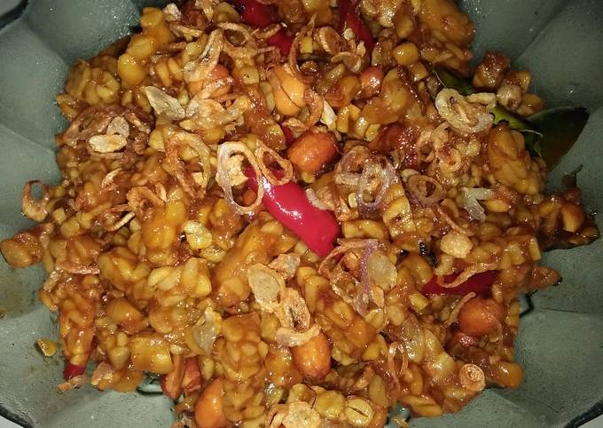 Cara Memasak Kering Tempe mix Kacang Tanah Enak