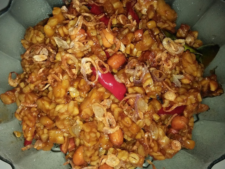 Cara Memasak Kering Tempe mix Kacang Tanah Enak