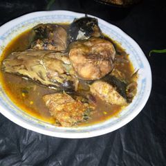 A picture of Fish pepper soup.