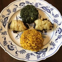 A picture of California Farm Pollock Fish Dinner.
