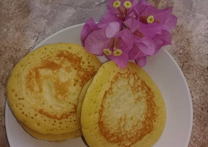 Resep Pancake lembut dan simple (takaran sendok)