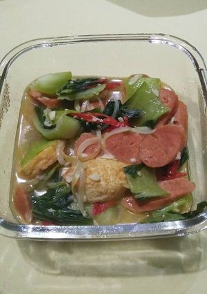Foto resep Tumis Pokcoy Tofu Sosis