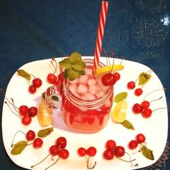 A picture of Cherry Cooler (Cherry Panna).