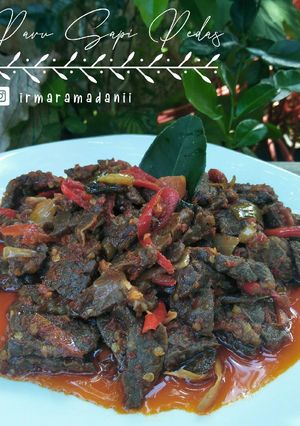 Foto resep 17. Paru sapi pedas