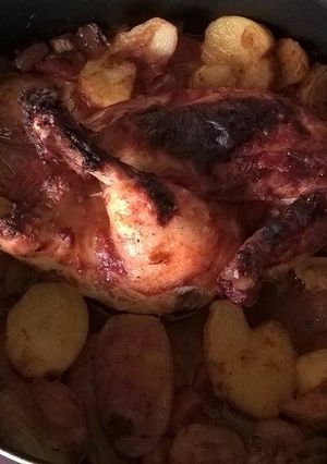 صورة لوصفة تبسي الدجاج بالبطاطا