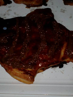 Una foto de Pez de hojaldre con nocilla