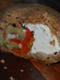 Strudel salado con harina integral