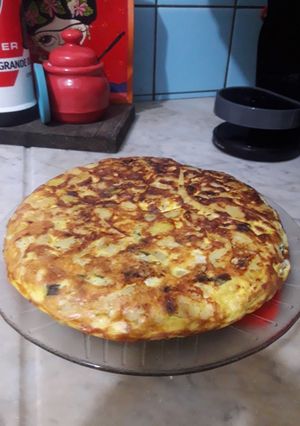 Una foto de Tortilla de Papas con Casancrem